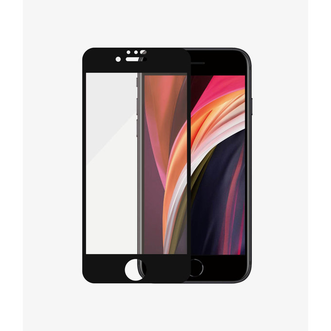 PanzerGlass - Tempered Glass Case Friendly AB za iPhone 6, 6s, 7, 8, SE 2020 & SE 2022, crna