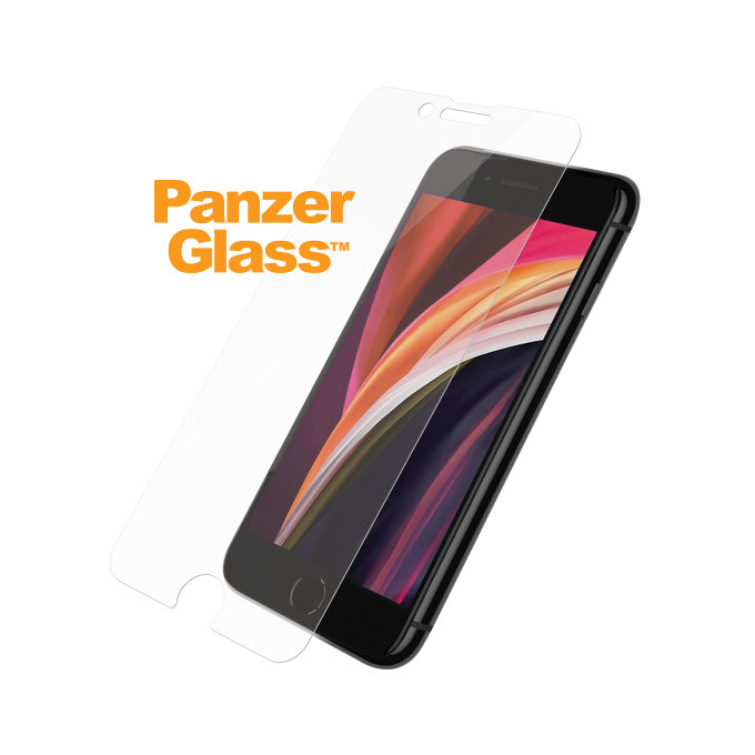 PanzerGlass - Tempered Glass Standard Fit za iPhone SE 2020, 8, 7, 6s, 6, prozirno
