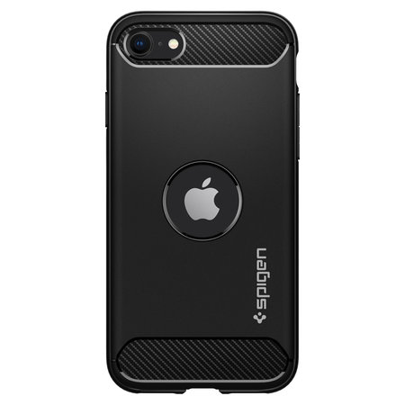 Spigen - Maska Rugged Armor za iPhone SE 2020 & SE 2022, crna