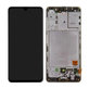 Samsung Galaxy A41 A415F - LCD zaslon + zaslon osjetljiv na dodir + okvir (Prism Crush Black) - GH82-22860A, GH82-23019A Originalni servisni paket