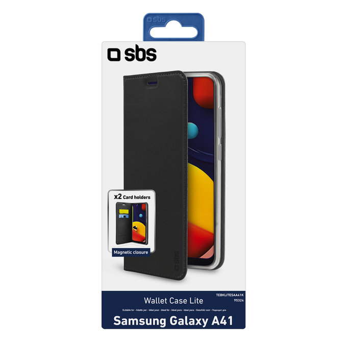 SBS - Maska Book Wallet Lite za Samsung Galaxy A41, crna