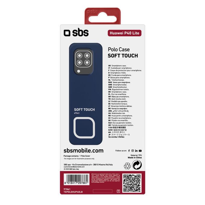 SBS - Maska Polo za Huawei P40 Lite, plava
