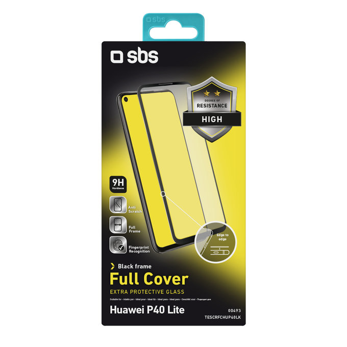 SBS - Tempered Glass Full Cover za Huawei P40 Lite, crna