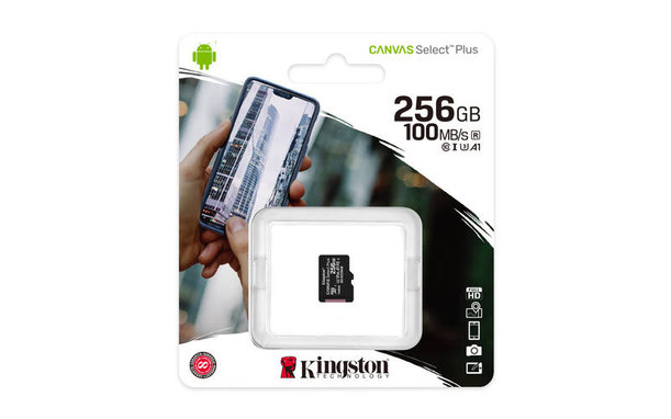 Kingston - MicroSDXC Memorijska kartica Canvas Select Plus 256 GB