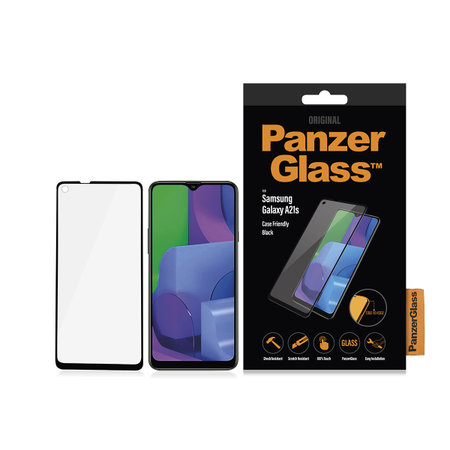 PanzerGlass - Tempered Glass Case Friendly za Samsung Galaxy A21s, crna