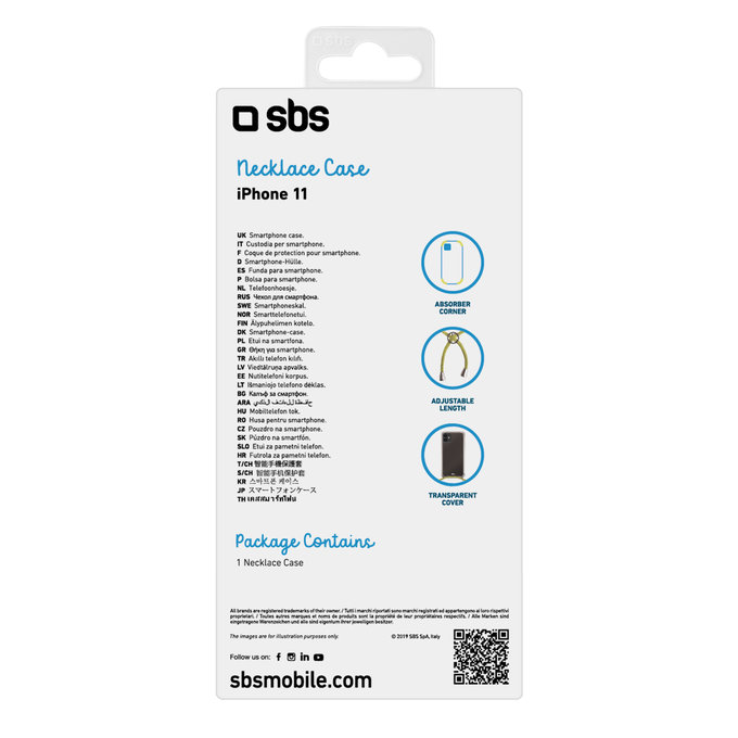 SBS - Maska School za iPhone 11, žuta