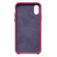 Decoded Leather Back Cover za iPhone X/Xs, ružičasta