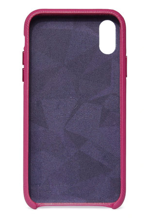 Decoded Leather Back Cover usnjena torbica za iPhone XR, roza