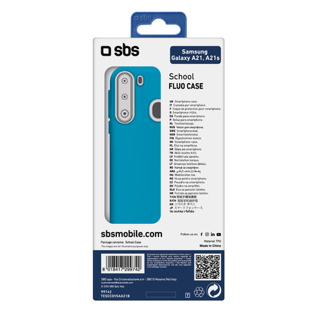SBS - Maska School za Samsung Galaxy A21, plava
