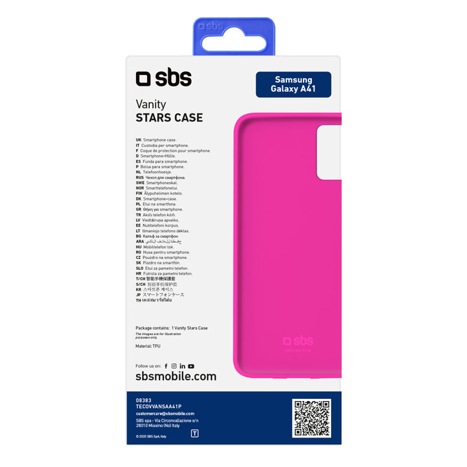 SBS - Maska Vanity za Samsung Galaxy A41, roza