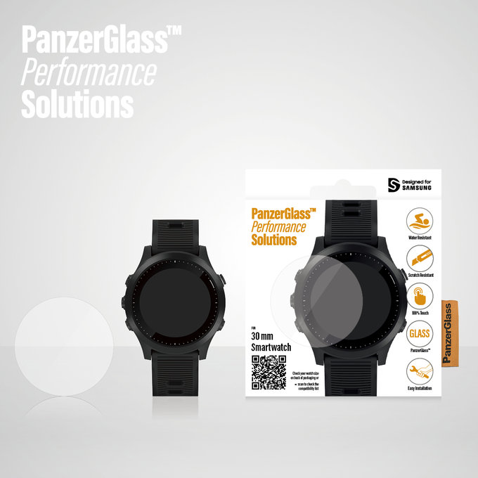 PanzerGlass - Tempered Glass za Samsung Galaxy Watch 3 (41 mm), prozirno