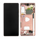 Samsung Galaxy Note 20 N980B - LCD zaslon + zaslon osjetljiv na dodir + okvir (Mystic Bronze) - GH82-23495B, GH82-23733B Originalni servisni paket