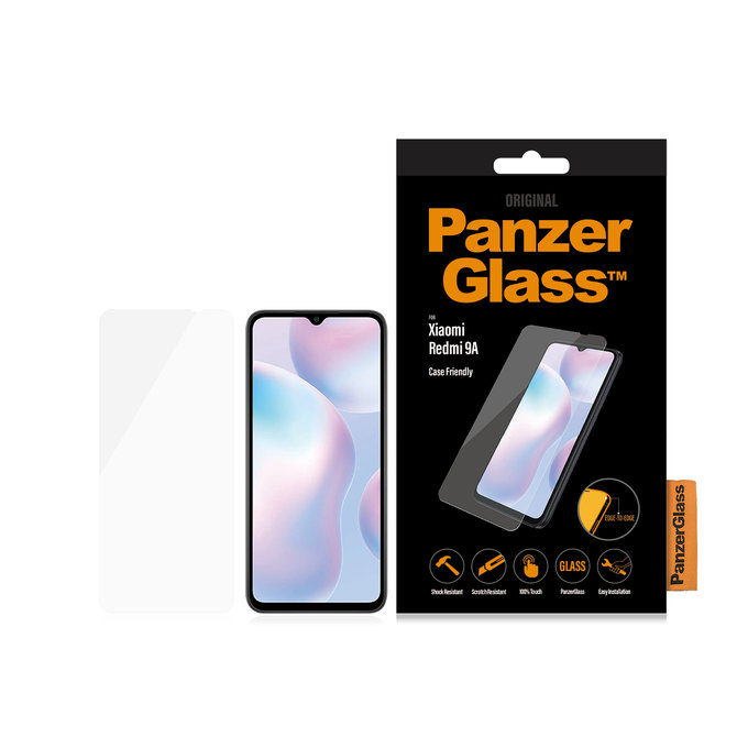 PanzerGlass - Tempered Glass Case Friendly za Xiaomi Redmi 9A, crna