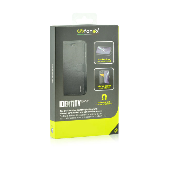 Fonex - Ovitek Book Identity za Samsung Galaxy A10, črn