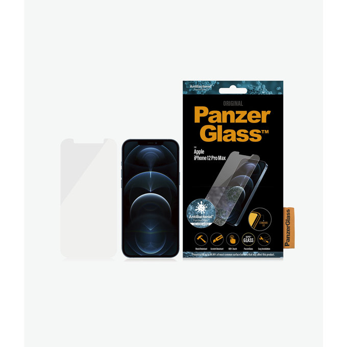 PanzerGlass - Tempered Glass Standard Fit AB za iPhone 12 Pro Max, prozirno