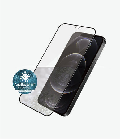 PanzerGlass - Tempered Glass Case Friendly AB za iPhone 12 & 12 Pro, crna