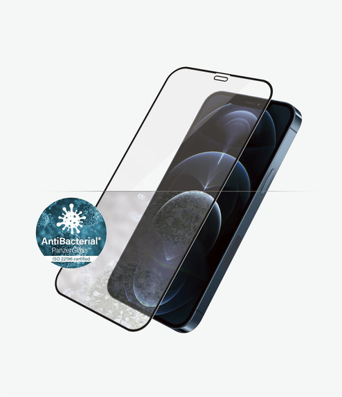 PanzerGlass - Tempered Glass Case Friendly AB za iPhone 12 Pro Max, crna