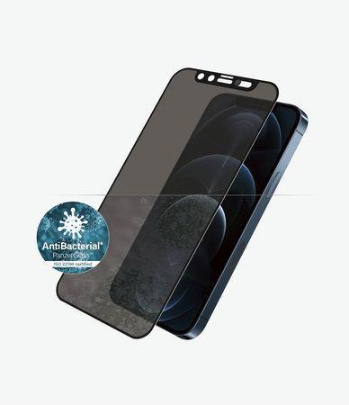 PanzerGlass - Tempered Glass Privacy Case Friendly CamSlider AB za iPhone 12 Pro Max, crna