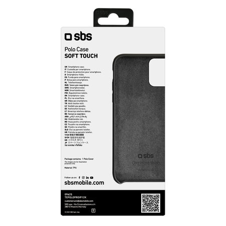 SBS - Maska Polo One za iPhone 12 mini, crna