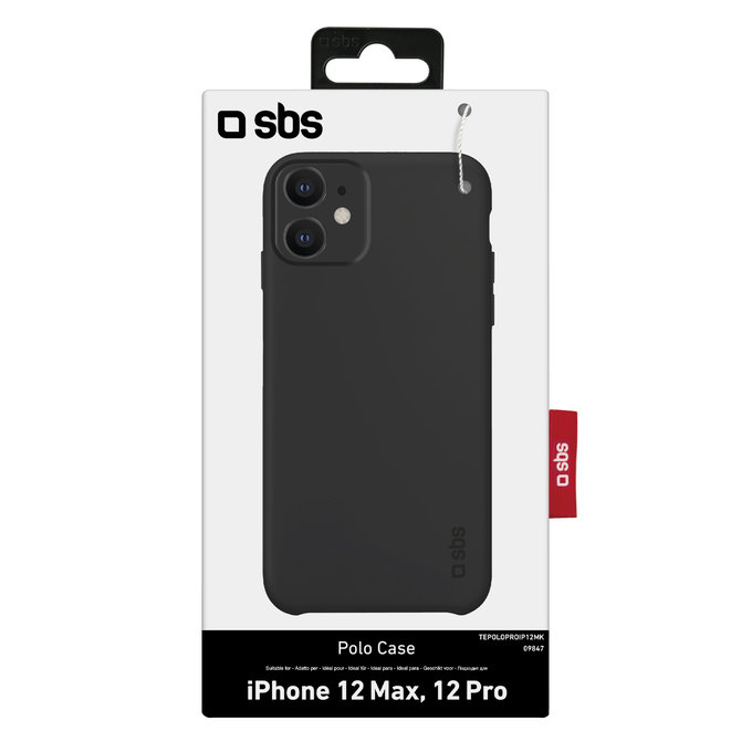 SBS - Maska Polo One za iPhone 12 & 12 Pro, crna