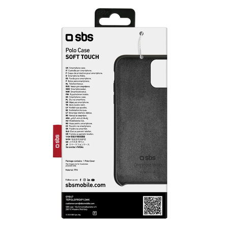 SBS - Maska Polo One za iPhone 12 & 12 Pro, crna