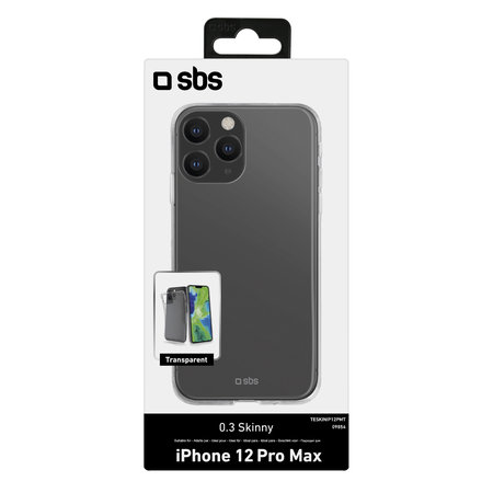 SBS - Maska Skinny za iPhone 12 Pro Max, prozirna