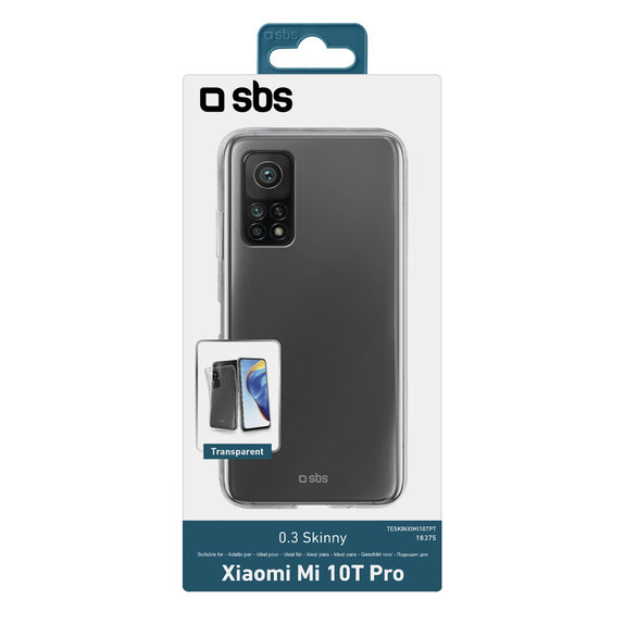 SBS - Maska Skinny za Xiaomi Mi 10T Pro, prozirna