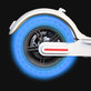 Xiaomi Mi Electric Scooter 1S, 2 M365, Essential, Pro, Pro 2 - Izdržljiva puna guma bez zračnica (Blue Fluorescent)