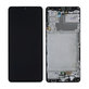 Samsung Galaxy A42 5G A426B - LCD zaslon + zaslon osjetljiv na dodir + okvir (Prism Dot Black) - GH82-24375A, GH82-24376A Originalni servisni paket