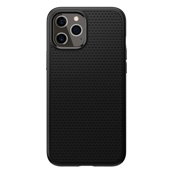 Spigen - Maska Liquid Air za iPhone 12 & 12 Pro, crna