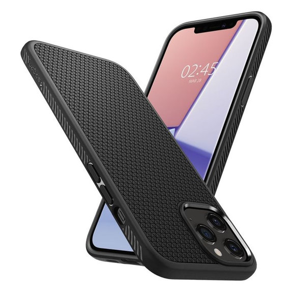 Spigen - Maska Liquid Air za iPhone 12 & 12 Pro, crna