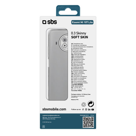 SBS - Maska Skinny za Xiaomi Mi 10T Lite 5G, prozirna