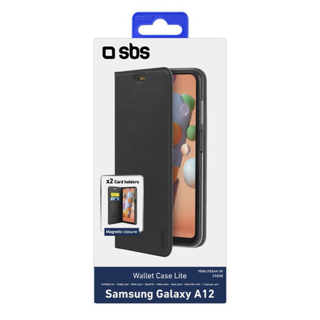 SBS - Maska Book Wallet Lite za Samsung Galaxy A12, crna