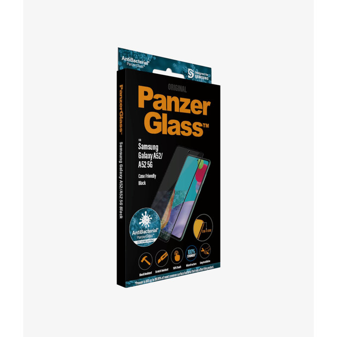PanzerGlass - Tempered Glass Case Friendly AB za Samsung Galaxy A52, A52 5G, A52s & A53 5G, crna