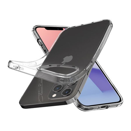 Spigen - Maska Liquid Crystal za iPhone 12 i 12 Pro, Crystal Clear