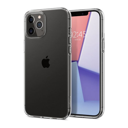 Spigen - Maska Liquid Crystal za iPhone 12 i 12 Pro, Crystal Clear