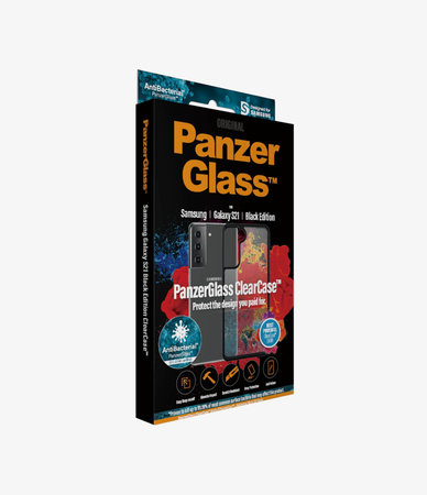 PanzerGlass - Maska ClearCase AB za Samsung Galaxy S21, crna