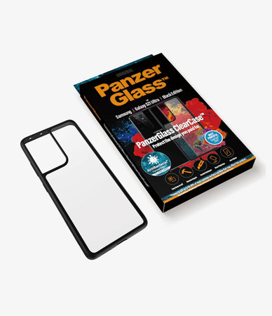PanzerGlass - Maska ClearCase AB za Samsung Galaxy S21 Ultra, crna