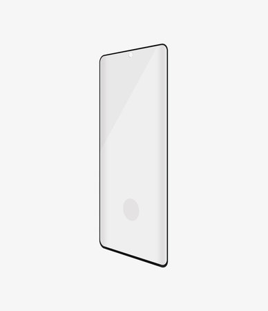 PanzerGlass - Tempered Glass Case Friendly AB za Samsung Galaxy S21 Ultra, kompenzacija otisaka prstiju, crna