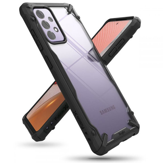 Ringke - Maska Fusion X za Samsung Galaxy A72 5G, crna