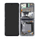 Samsung Galaxy Z Flip 5G F707B - LCD zaslon + zaslon osjetljiv na dodir + okvir (Mystic Gray) - GH82-23351A Originalni servisni paket