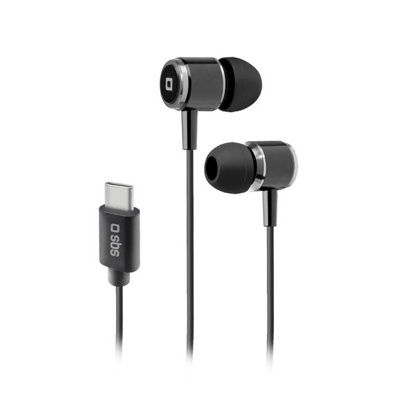 SBS - Slušalice Studio Mix 100C sa mikrofonom, USB-C, crne