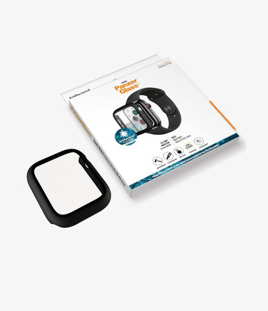 PanzerGlass - Tempered Glass Full Body AB za Apple Watch 4, 5, 6, SE (1. gen) & SE (2. gen) 40 mm, crno