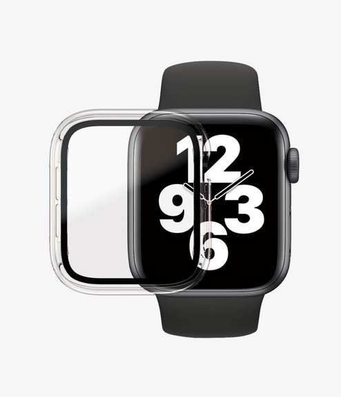 PanzerGlass - Tempered Glass Full Body AB za Apple Watch 4, 5, 6, SE (1. gen) & SE (2. gen) 40 mm, prozirno