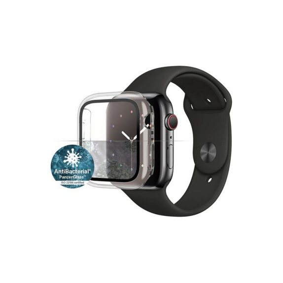 PanzerGlass - Tempered Glass Full Body AB za Apple Watch 4, 5, 6, SE (1. gen) & SE (2. gen) 44 mm, prozirno