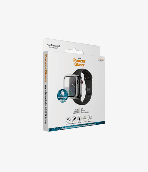 PanzerGlass - Tempered Glass Full Body AB za Apple Watch 4, 5, 6, SE (1. gen) & SE (2. gen) 44 mm, prozirno