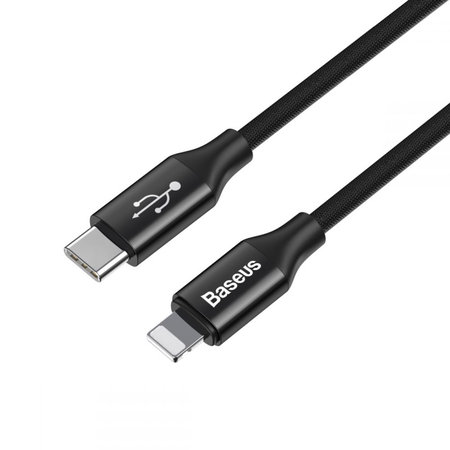 Baseus - Lightning / USB-C kabel (1m), crni