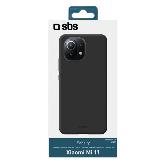 SBS - Maska Sensity za Xiaomi Mi 11, crna