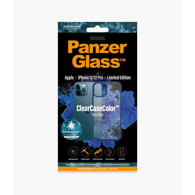 PanzerGlass - Ovitek ClearCase AB za iPhone 12 in 12 Pro, moder