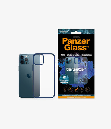 PanzerGlass - Ovitek ClearCase AB za iPhone 12 in 12 Pro, moder